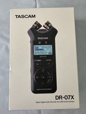 Tascam DR-07X Stereo Digital Audio Recorder & USB Audio Interface New In Box